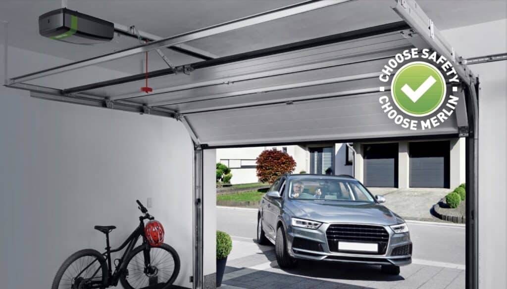 Sectional-garage-door-opener-Merlin-at-Knight-Garage-Doors-1024x585